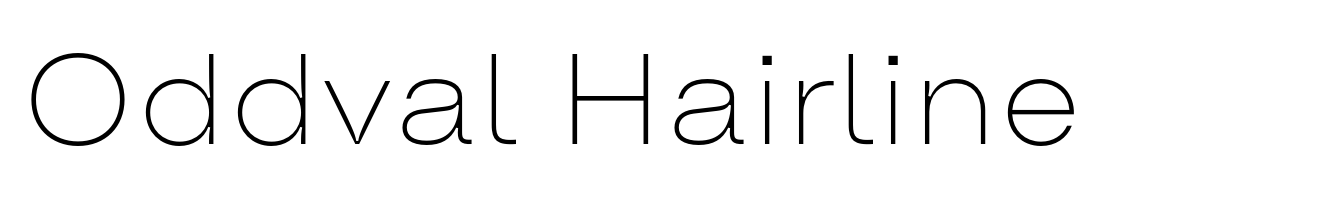 Oddval Hairline